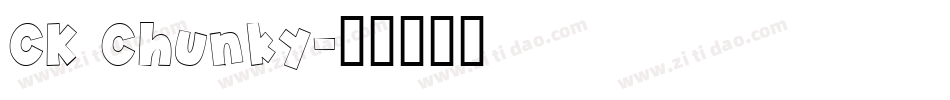 CK Chunky字体转换